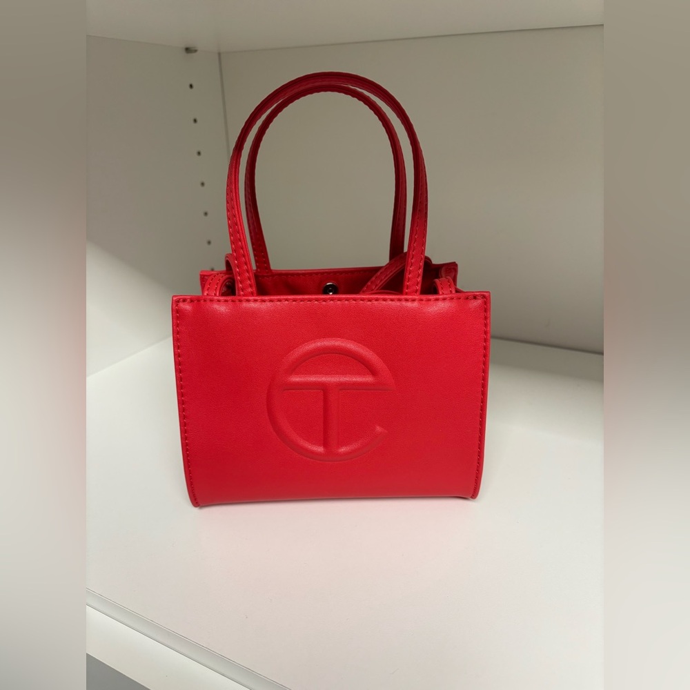 Telfar Bold Red Mini Bag
